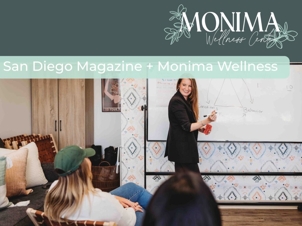 San Diego Magazine and Monima Wellness Feature